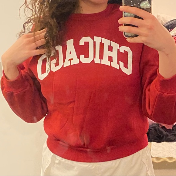 Chicago red crewneck - Picture 2 of 2